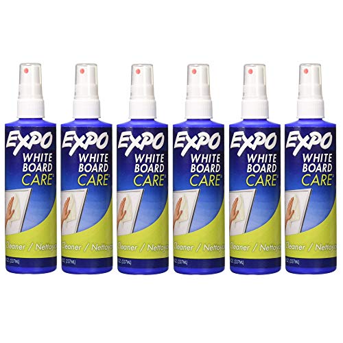 Dry Erase Surface Cleaner 8oz Spray Bottle Set of 6