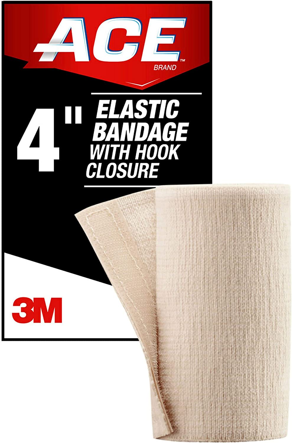 '''ACE 4'''' Elastic Bandage with Hook Closure\ Beige'''