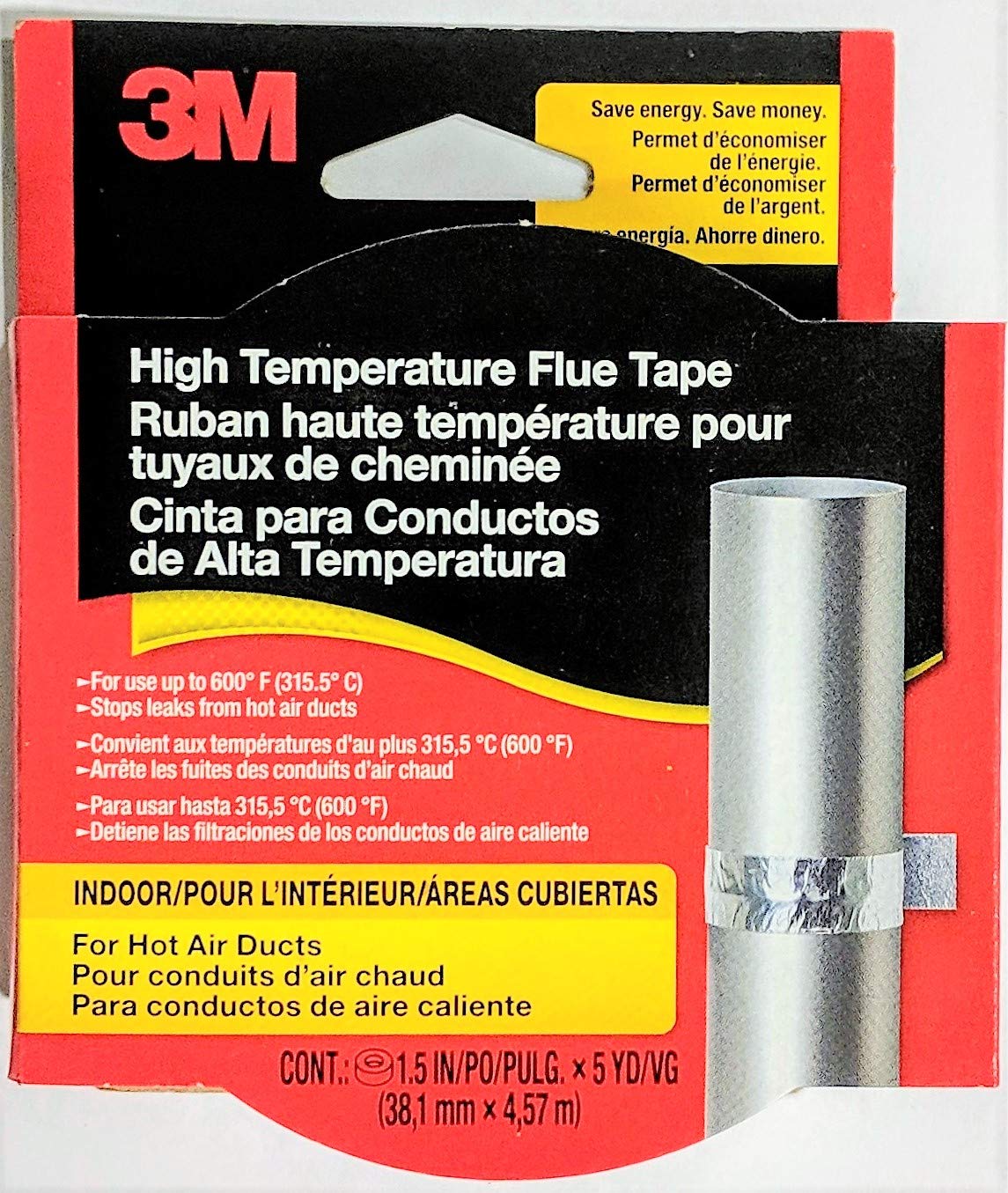 3M High-Temperature Flue Tape (2 Packs)
