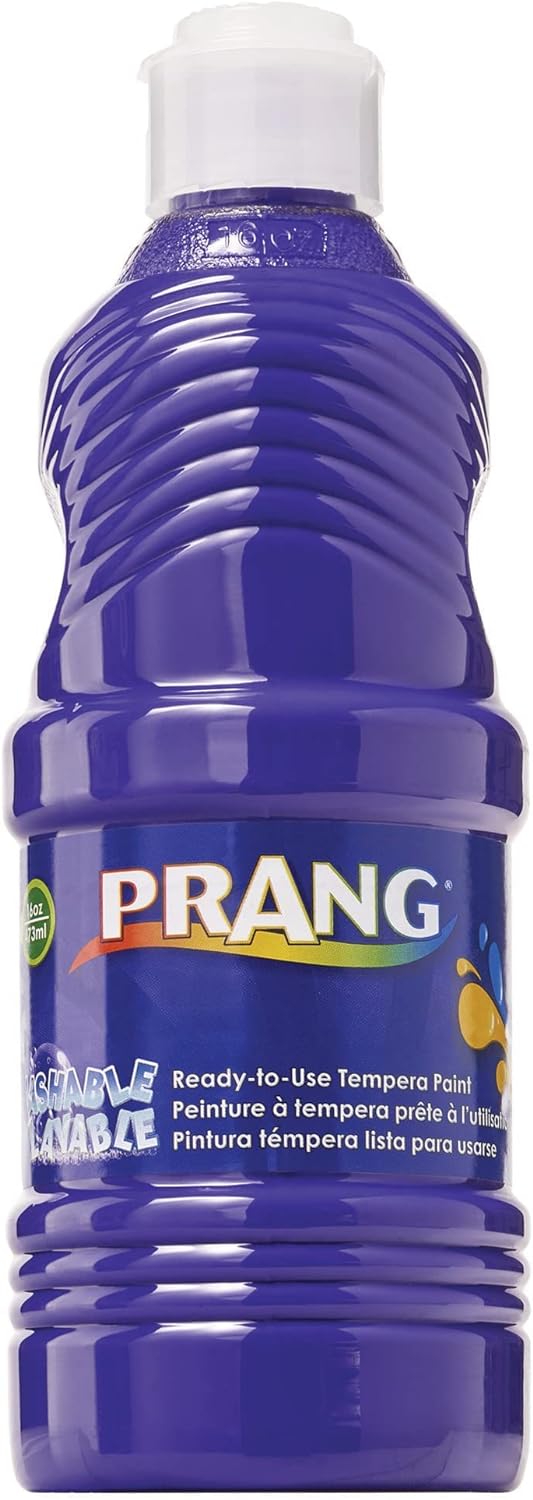 Prang Ready-to-Use Washable Tempera Paint, 16-Ounce Bottle, Violet (10706)