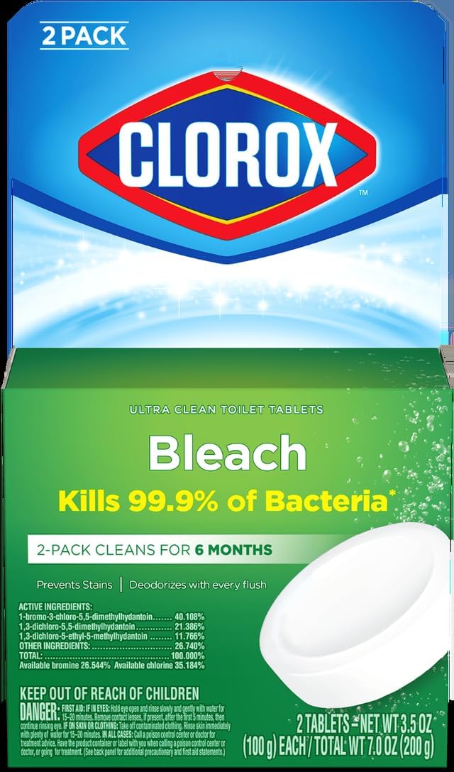 Clorox Automatic Toilet Bowl Cleaner Tablets with Bleach - 1 Count