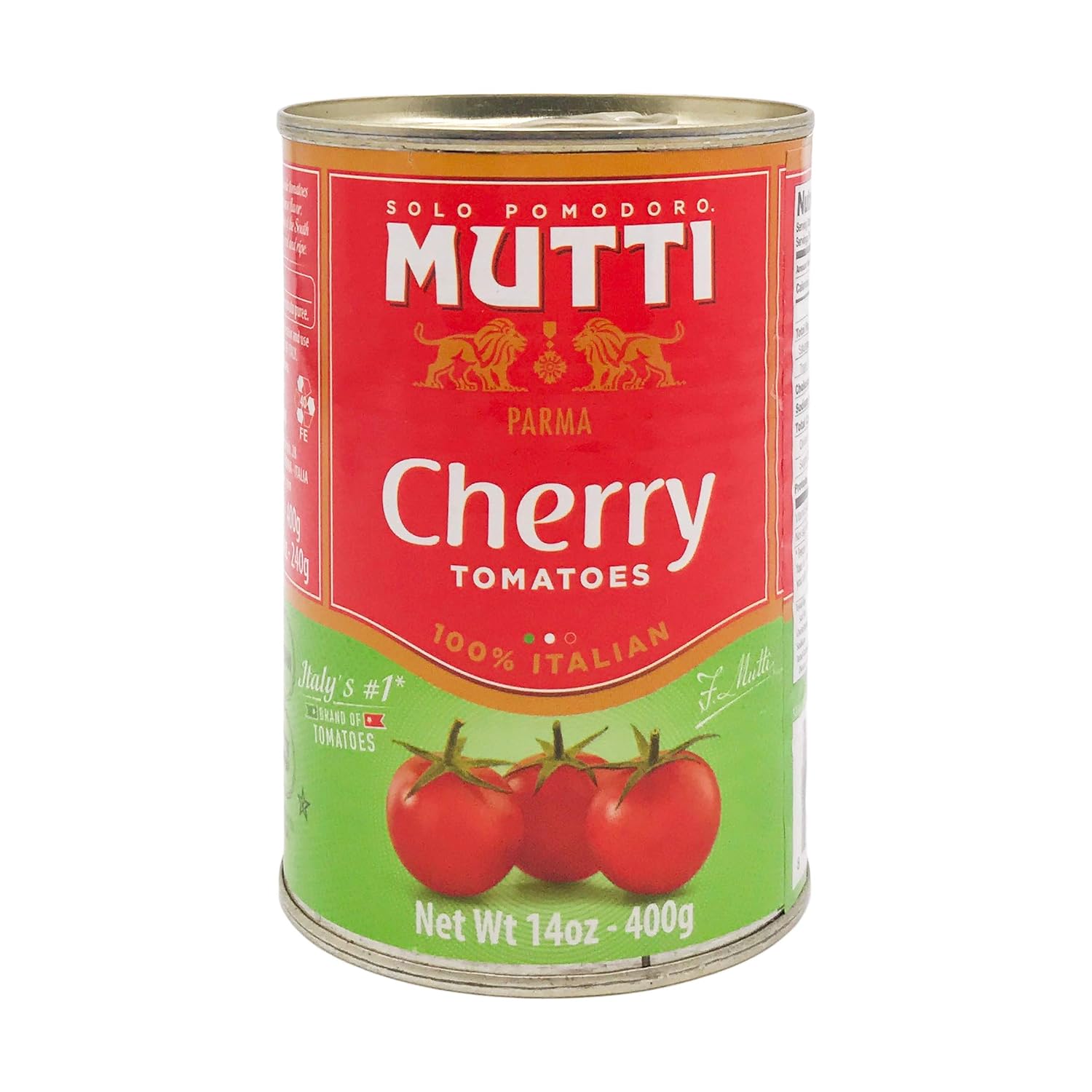 Mutti Cherry Tomatoes (Ciliegini), 14 oz. | 1 Pack | Italy’s #1 Brand of Tomatoes | Fresh Taste for Cooking | Canned Tomatoes | Vegan Friendly & Gluten Free | No Additives or Preservatives