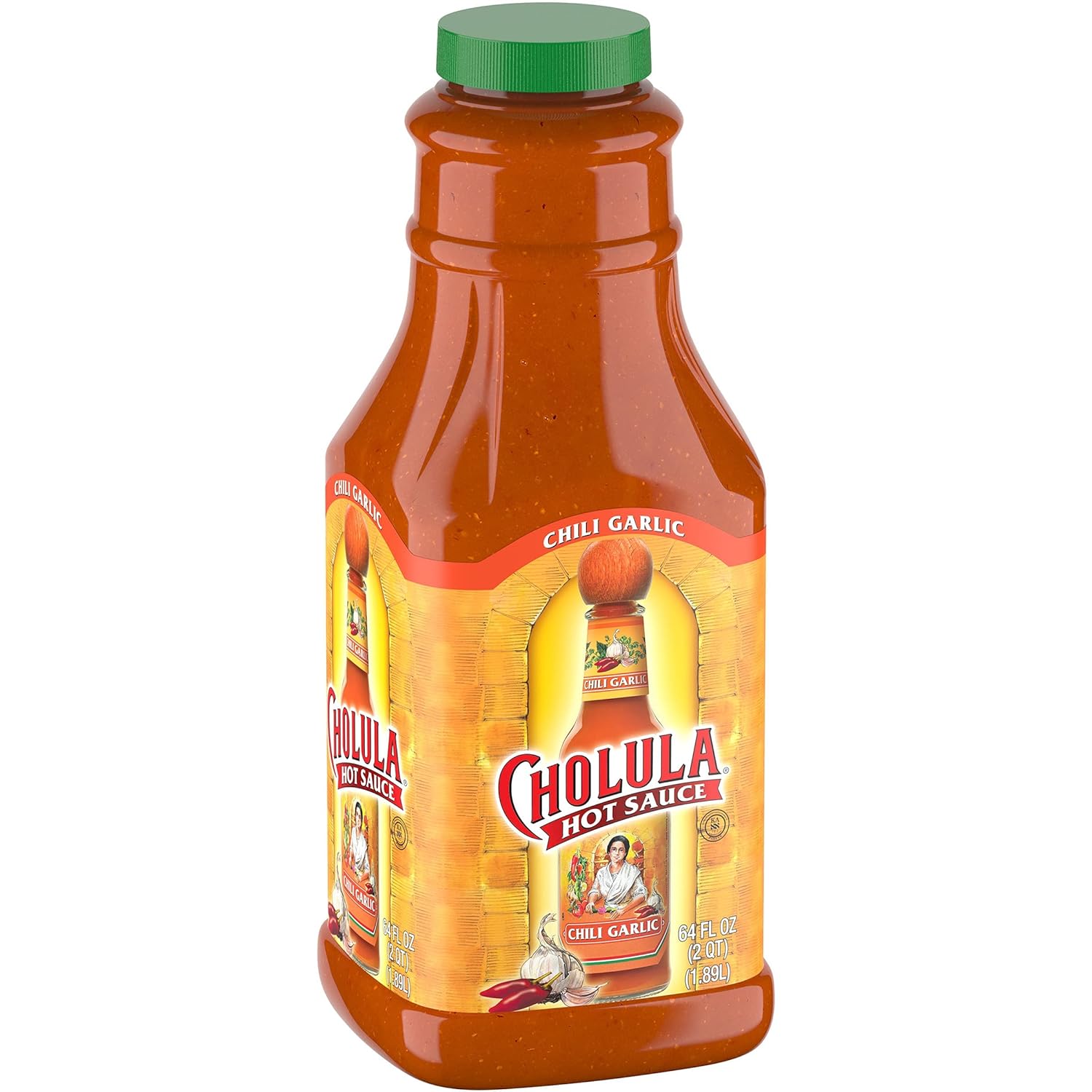 Cholula Chili Garlic Hot Sauce, 64 fl oz for Wholesale