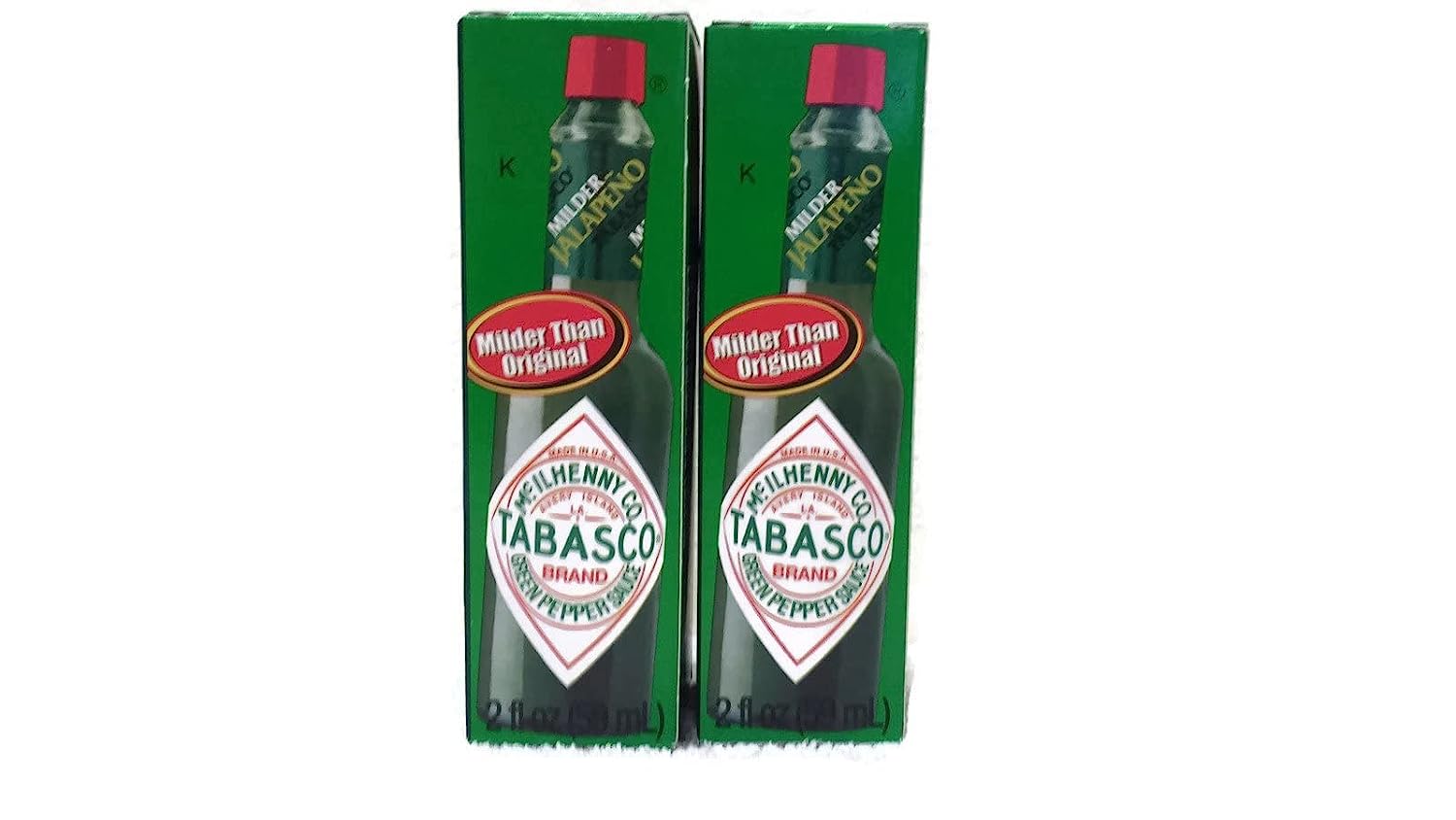 Mcilhenny Co Tabasco Milder Jalapeno Pepper Sauce 2 Oz Bottle (Pack of 2)