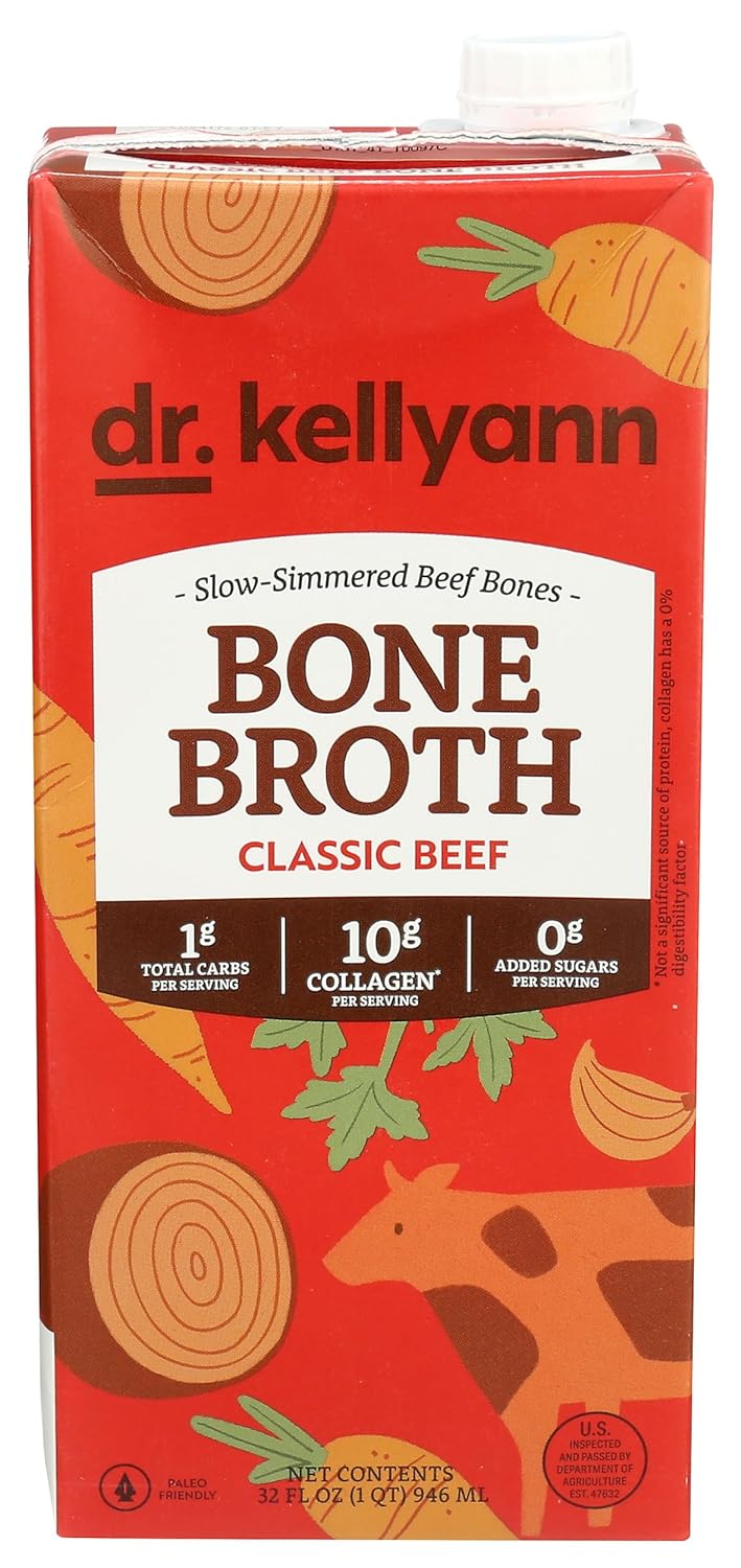 Dr. Kellyann Classic Beef Bone Broth, 32 FZ
