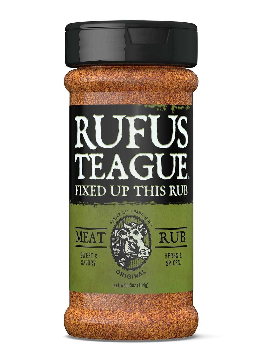 Rufus Teague - Meat Rub - Premium BBQ Rub - 6.5oz Bottle
