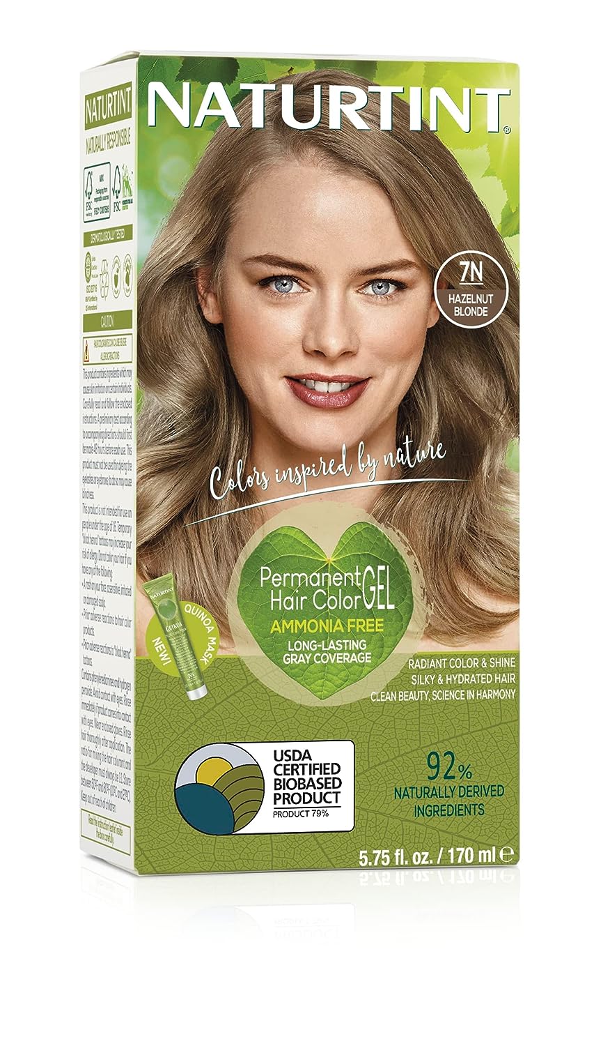 Naturtint Permanent Hair Color 7N Hazelnut Blonde (Pack of 1)