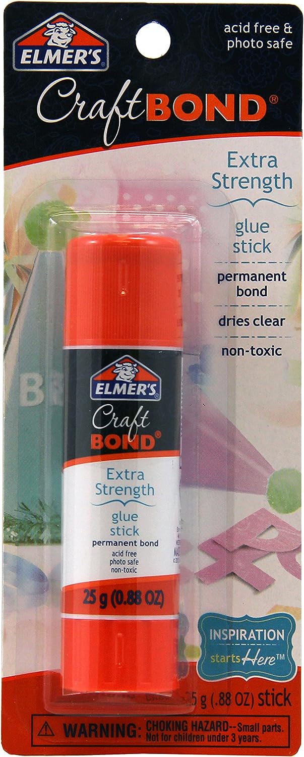 Elmer's Craft Bond ExtraStrength Glue Stick, 1Pack, Blue Coralport