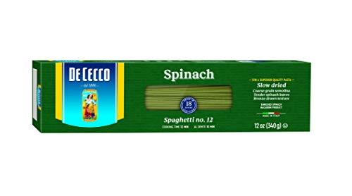 De Cecco Spinach Pasta, Spaghetti No.12, 12 oz
