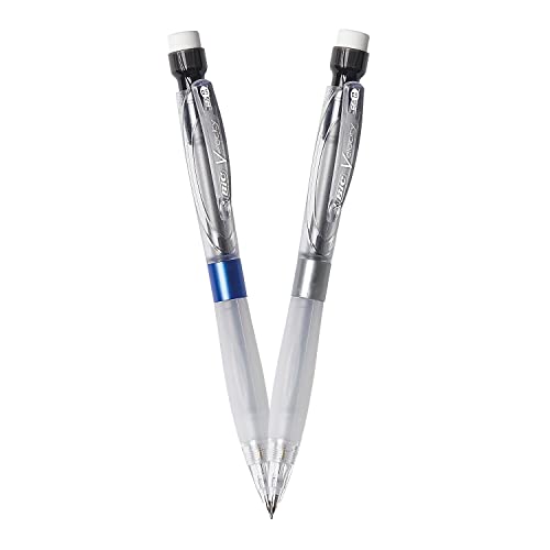 BIC Velocity Max Pencil 0.5 Mm Hb (2) Black Lead Gray Barrel 2/pack Coralport