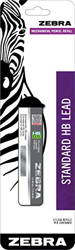 Zebra Pen Standard HB Lead Mechanical Pencil Refill 0.5mm 1 Pack (99511)