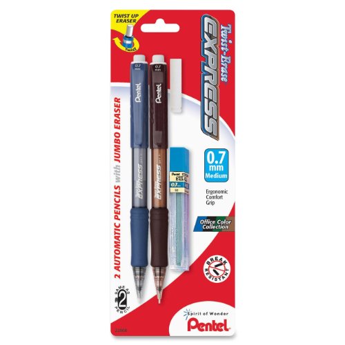 Portamine Automatico Pentel Con Mina E Gommino Ricaricabili – Corpo Colorato, Punta 0.7 Mm, Matita Meccanica