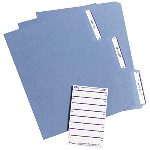 '''Avery File Folder Labels on 4'''' x 6'''' Sheets\ Easy Peel\ White ...