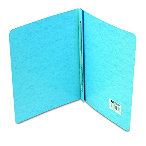 ACCO PRESSTEX Report Cover\ Side Bound\ Tyvek Reinforced Hinge\ 8.5 Inch Centers\ 3 Inch Capacity\ Letter Size\ Light Blue (A7025072A)