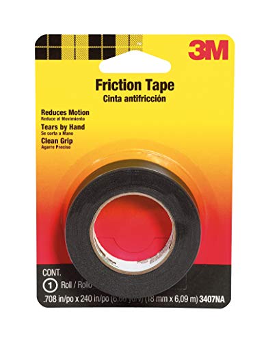 3M 3407NA Friction Tape 0.708-Inch x 240-Inch