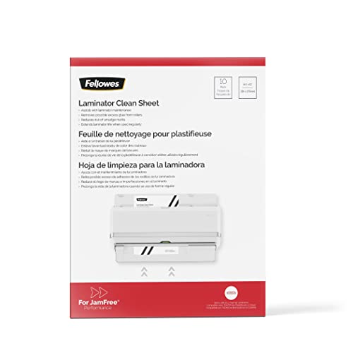 Fellowes Laminator Cleaning Sheets 10 Pack 8.5 x 11 in Coralport