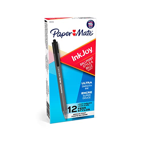Paper Mate InkJoy 100 RT Ballpoint Pens, 12/Dozen