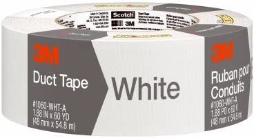 3955-WH Duct Tape\ White\ 1.88-In. x 60-Yd. - Quantity 1