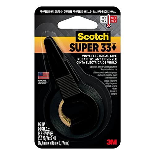 3M 194NA 0.5 by 200-Inch Super 33+ Vinyl Electrical Tape