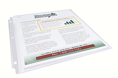 Avery Clear High-Capacity Sheet Protectors Hold 50 Sheets Heavyweight ...