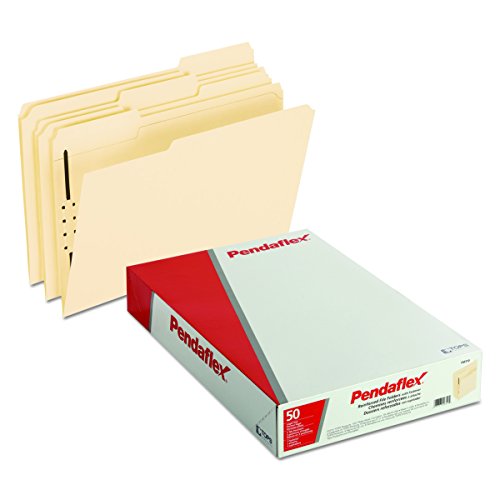 Pendaflex Manila Fastener Folders\ Legal Size\ 1 Fastener\ 1/3 Cut\ 50 ...