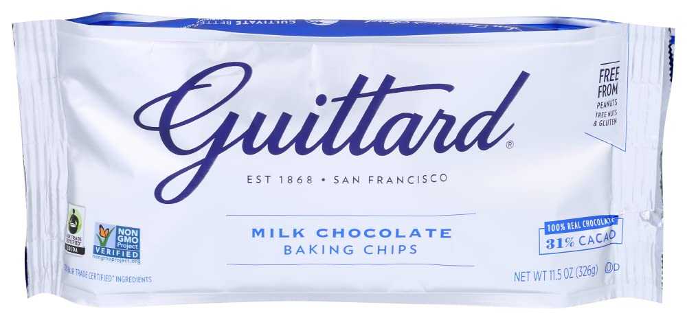 Guittard Baking Chips, Milk Chocolate, 11.5 oz