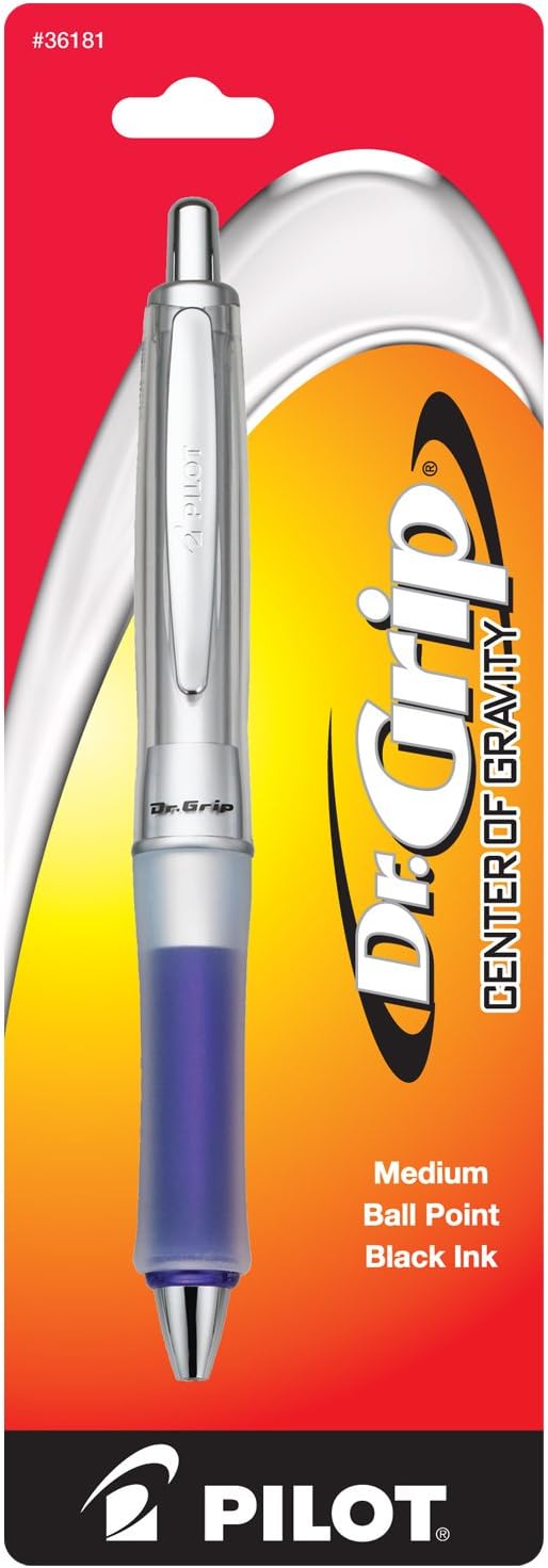 PILOT Dr. Grip Center of Gravity Refillable & Retractable Ballpoint Pen