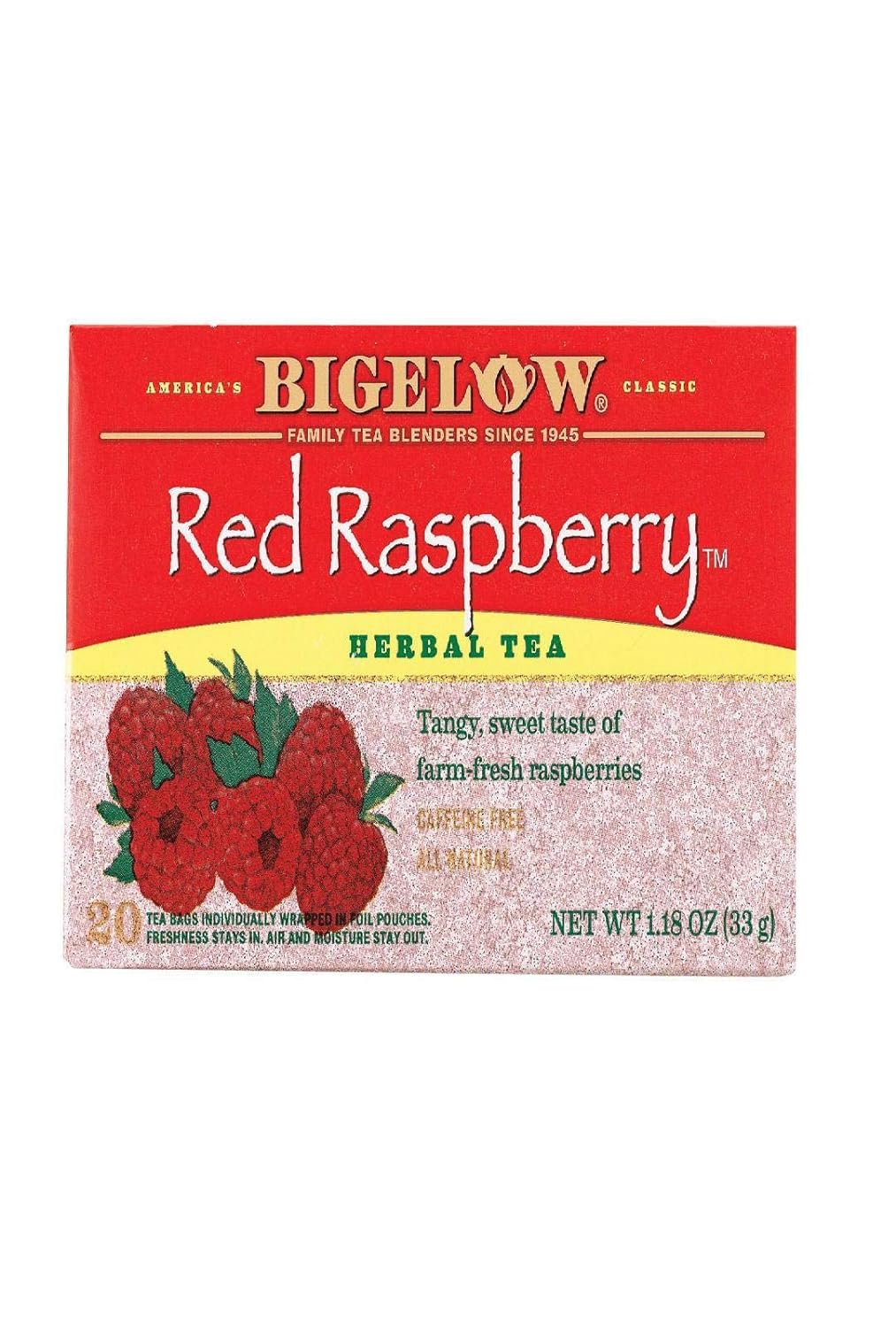 Bigelow Tea Red Raspberry Tea, 20 ct