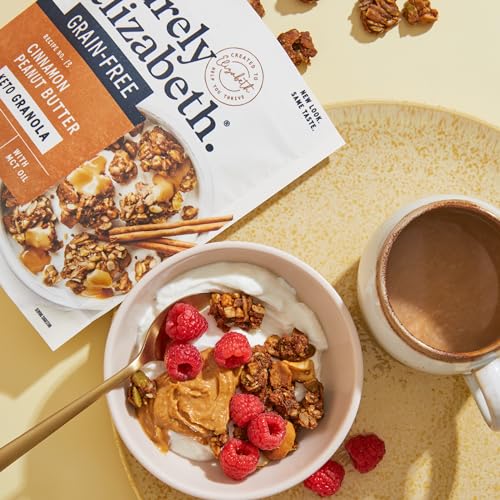 Purely Elizabeth Granola Peanut Butter Collagen Keto Granola, Made with