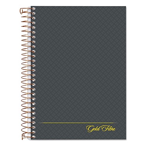 Ampad 20-803R\ Gold Fibre Notebook\ Medium Ruling\ 7X5 Inches\ Grey Cover\ 100 Sheets
