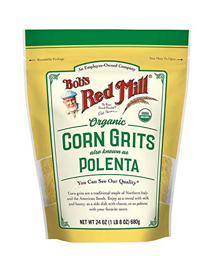 Bob's Red Mill Organic Corn Grits/Polenta (24 Ounce, Pack of 2)