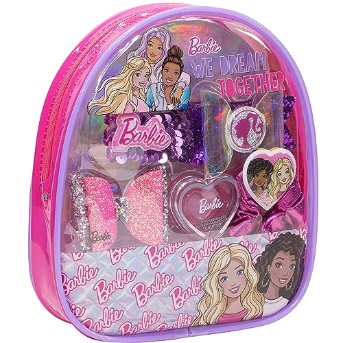 Barbie - Townley Girl Backpack Cosmetic Makeup Gift Bag Set includes ...