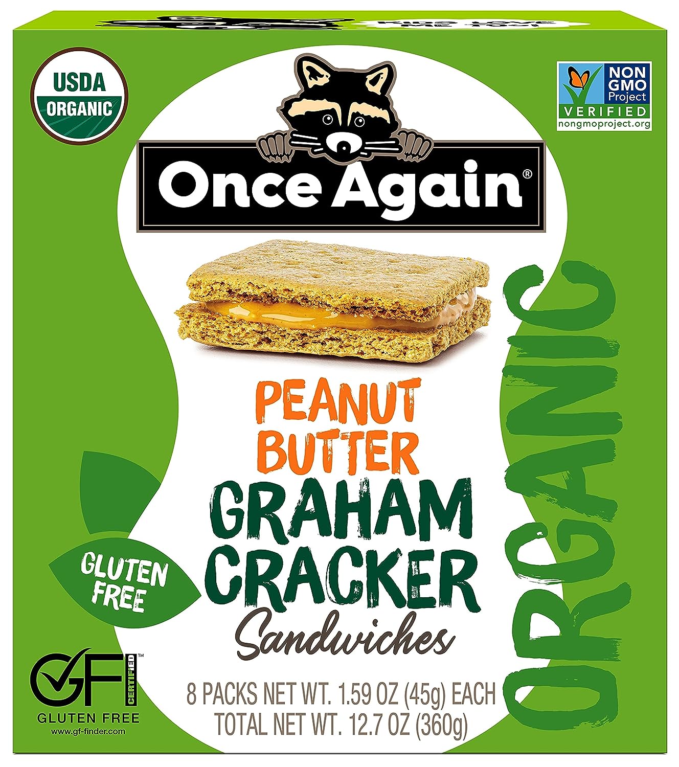 Once Again Peanut Butter Graham Cracker Sandwiches