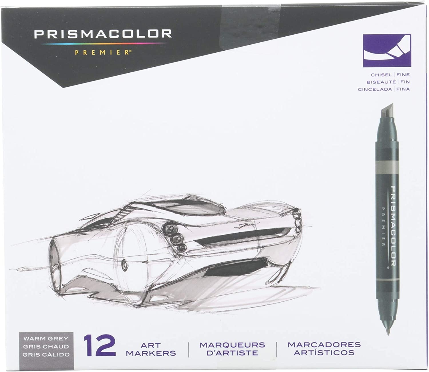  Prismacolor Premier Double-Ended Art Markers, Fine and