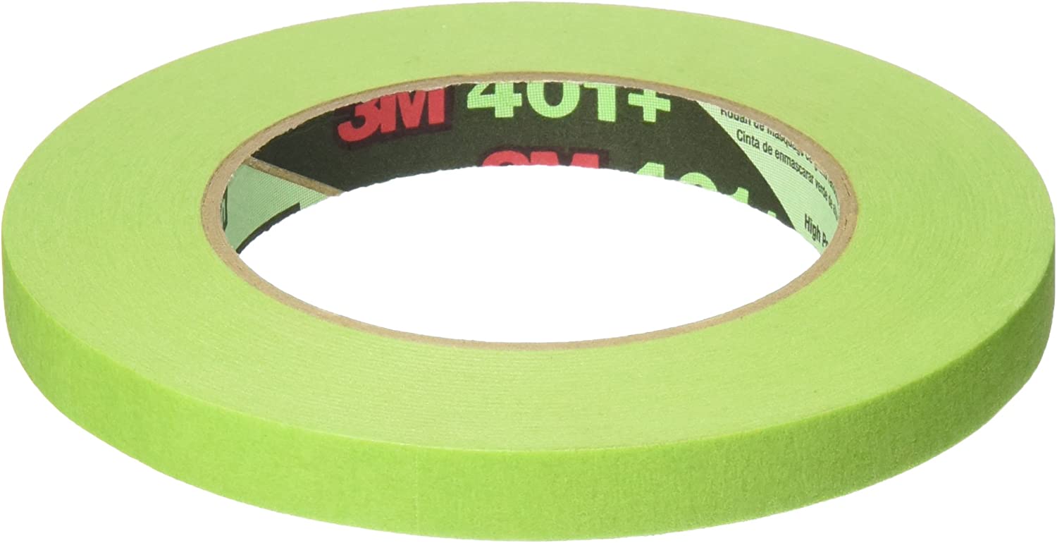 3M Scotch High Performance Masking Tape\ 0.50 Inch x 60 Yards\ Green