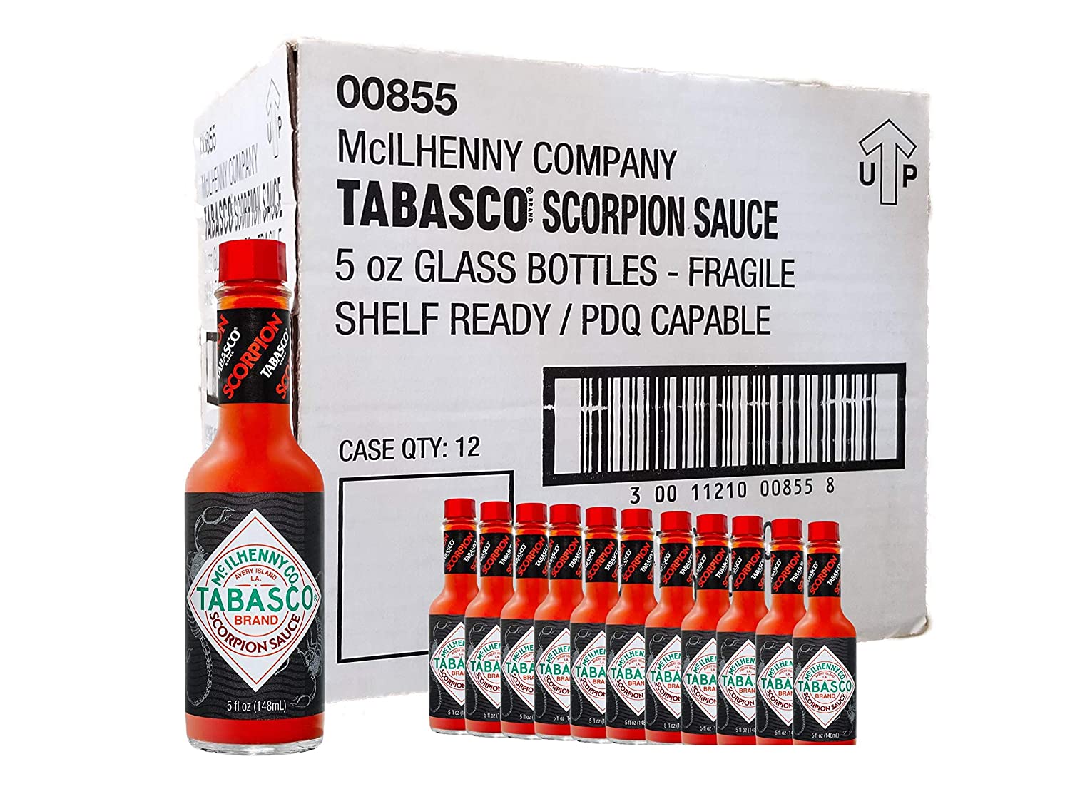 Tabasco Scorpion Hot Sauce 5 Ounce (Case of 12)