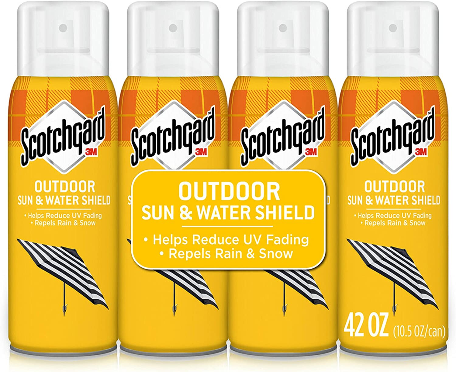 Scotchgard Sun and Water Shield\ Repels Water\ 42 Ounces (4 Cans)