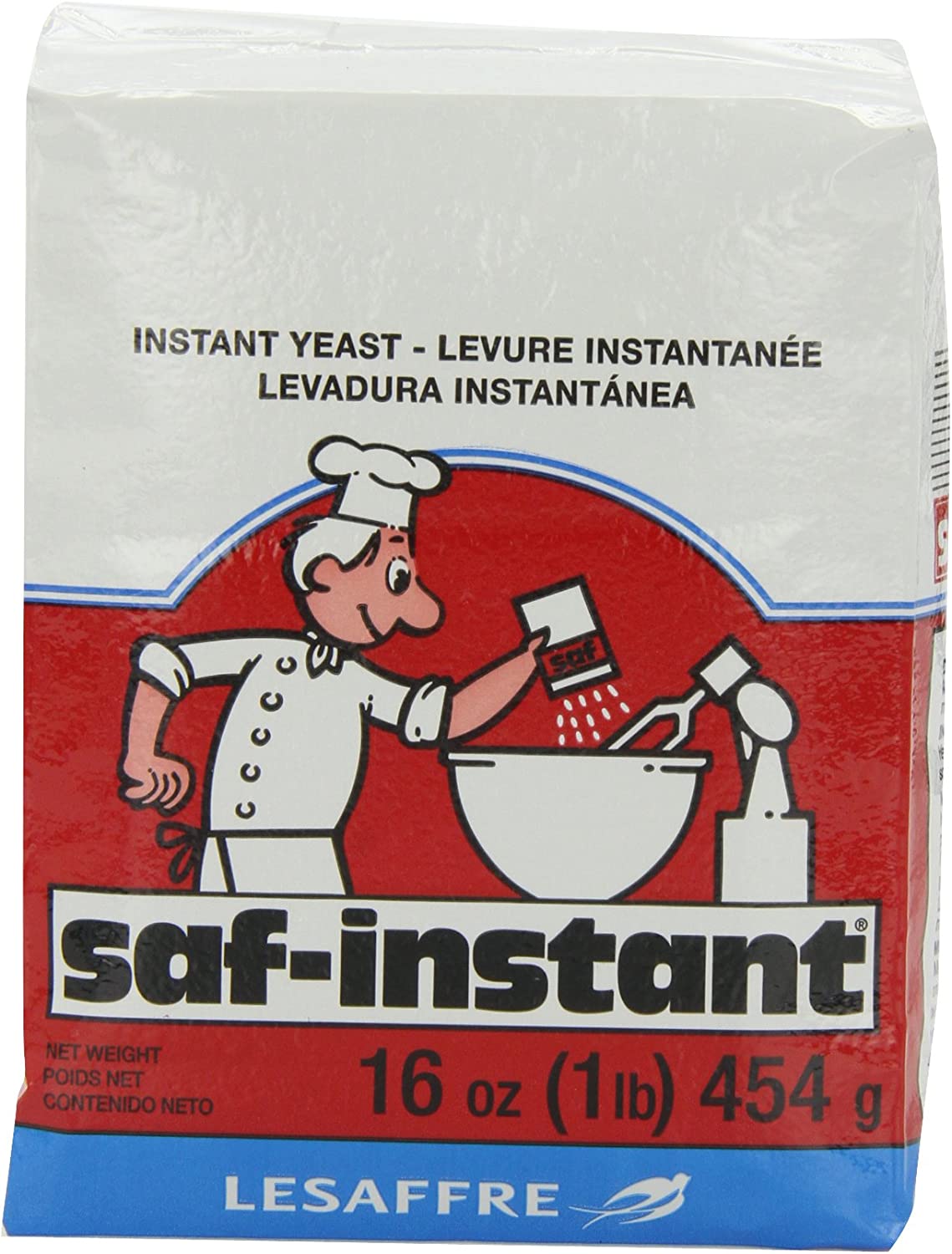 SAF Instant Yeast\ 1-Pound Pouches (Pack of 4)