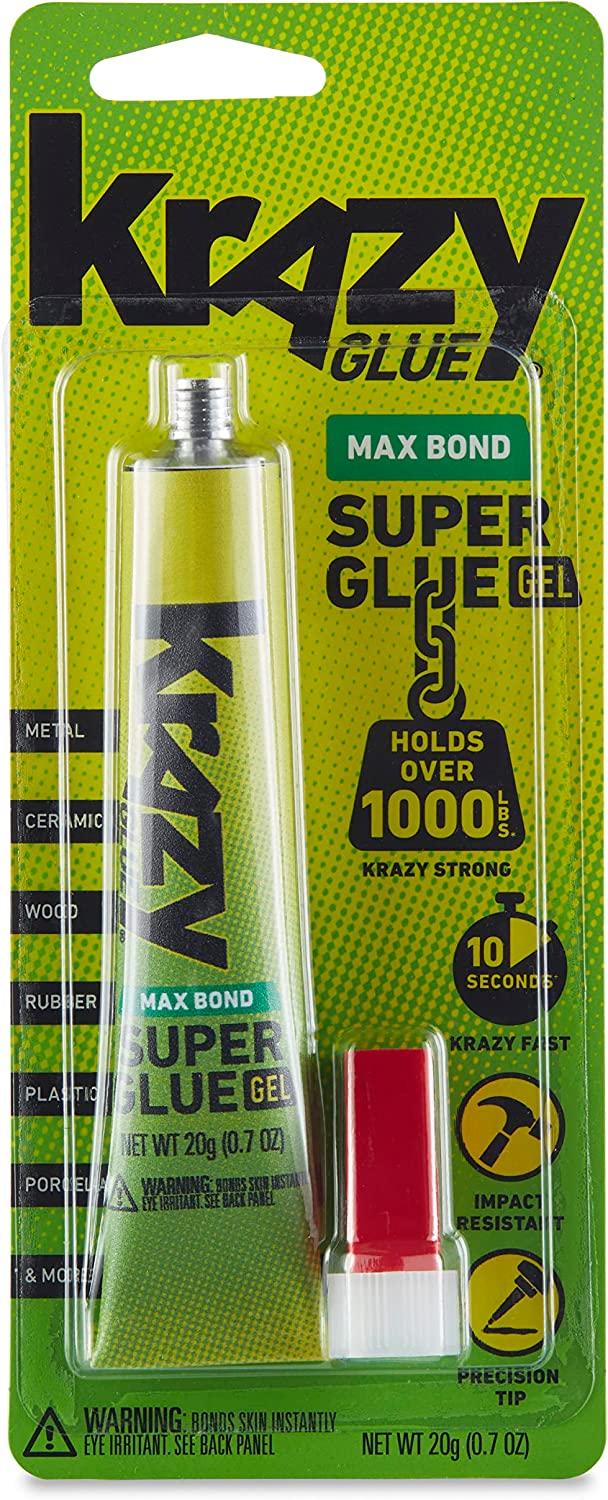 Kg48148mr Krazy Glue Maximum Bond Ultra Thick No Run Gel - 20g