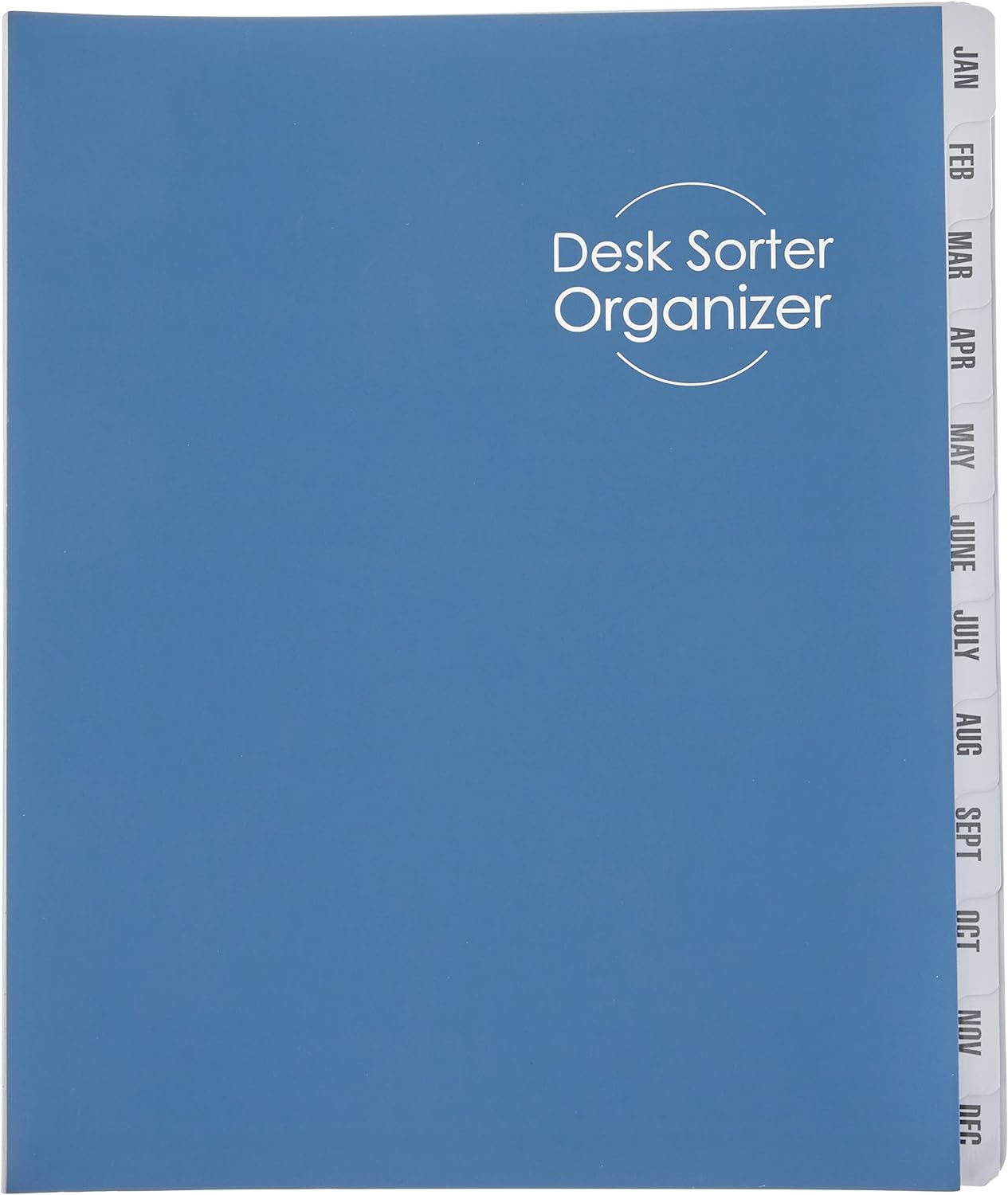 Smead Desk File/Sorter, Monthly (Jan-Dec), 12 Dividers, Letter Size, Dark Blue (89286)